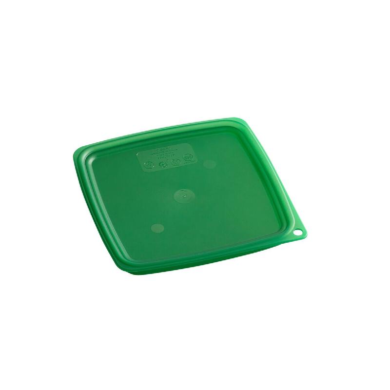 CAMBRO - SFC2FPPP-265/6 (Lot de 6) - Couvercle pour récipient carré série « FRESHPRO » (1,9 et 3,8 litres) - (Récipient non inclus) - Vert - ver_0
