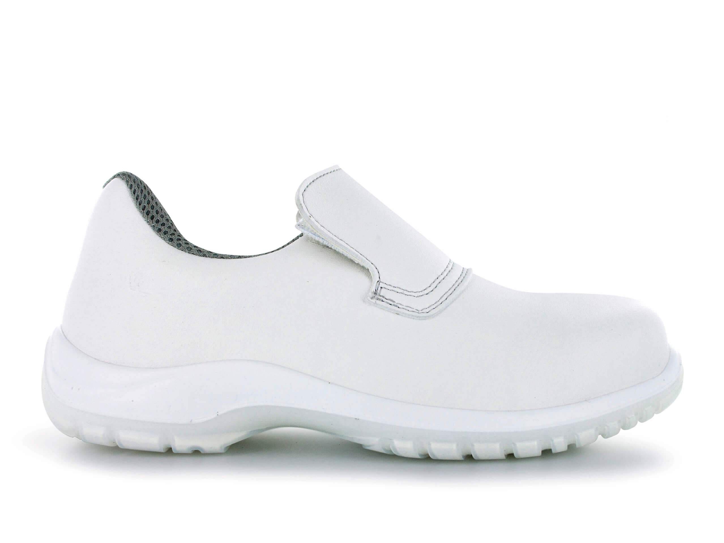 CHAUSSURES DE CUISINE BLANCHE AVEC EMBOUT DE SÉCURITÉ DAN MICROFIBRE NORDWAYS