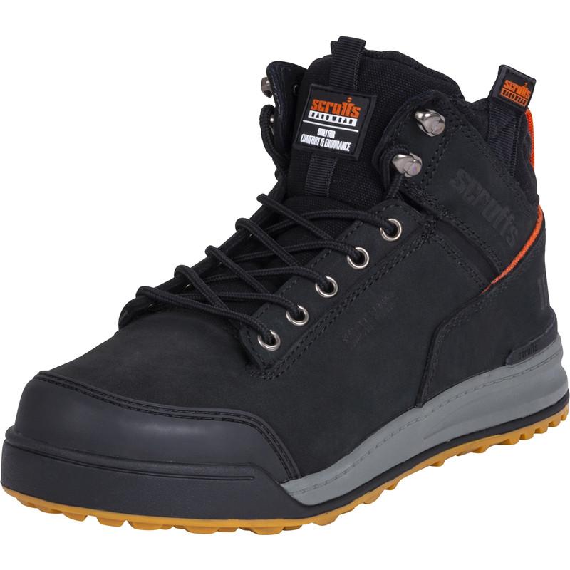 CHAUSSURES DE SÉCURITÉ SCRUFFS SWITCHBACK NUBUCK S3 NOIR 44 (PAIRE)