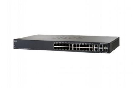 CISCO SF300-24 - Switch manageable 24x10/100 + 2xSFP + 2xGIGA - Garantie 12 mois_0
