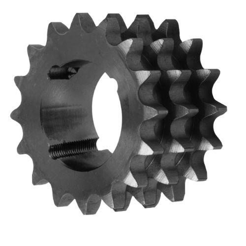 CMW - Pignons à moyeu amovible 1008 - denture triple - 08B3 - norme ISO - acier - 15 dents - pas de 12.7 mm_0
