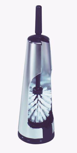 COMBINÉ BROSSE WC PLASTIQUE BRABANTIA RENEW INOX BRILLANT