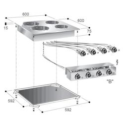 CombiSteel Cuisinière électrique 4 pl. - 6017428619695_0