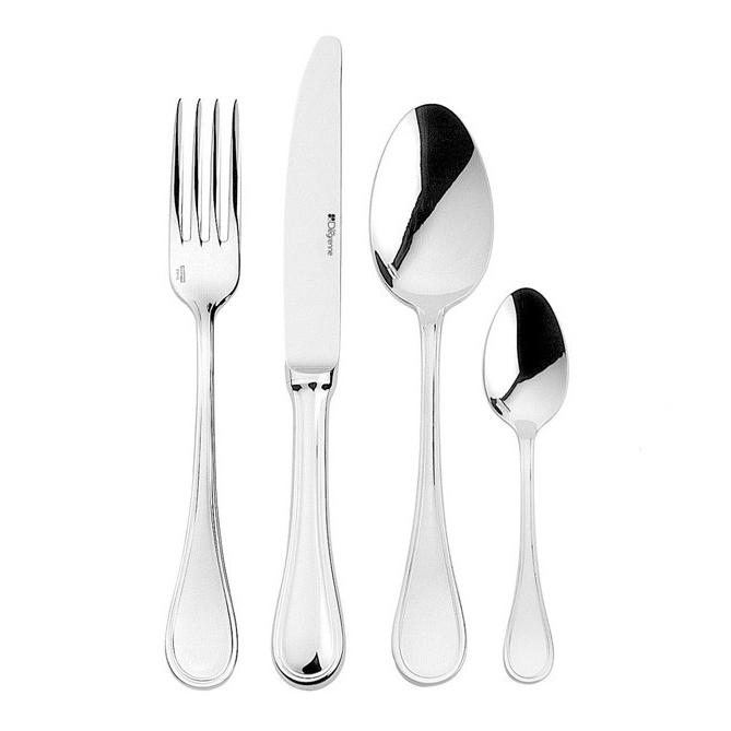 CUILLÈRE À DESSERT EN INOX 18/10 DE 3,5MM FINITION MIROIR - LOT DE 6 - GUY DEGRENNE - VERLAINE