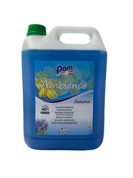 Detergent surodorant longue duree toutes surfaces ph:10 ± 0,5 parfum ambience autumn bidon de 5l_0