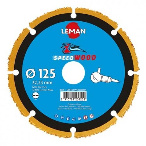 DISQUE À TRONÇONNER HM D125X22,23 BOIS LEMAN