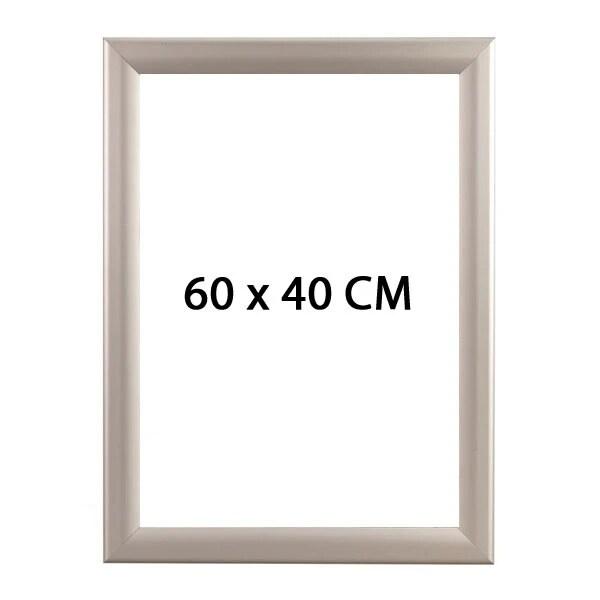 Edimeta Cadre Affichage Etanche CLIC-CLAC Mural 60 x 40 cm - gris aluminium VAC955WP_0
