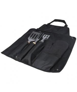 ENSEMBLE À BARBECUE GRIL DE 5 PIÈCES - NOIR - ACCESSOIRES POUR BARBECUE PUBLICITAIRES
