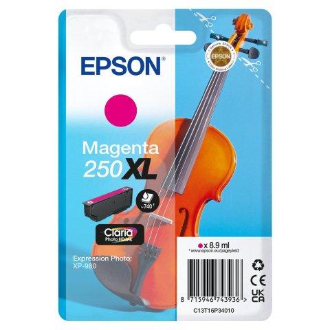 EPSON CARTOUCHE D’ENCRE MAGENTA CLARIA PHOTO HD 250XL VIOLON - CARTOUCHE AUTHENTIQUE