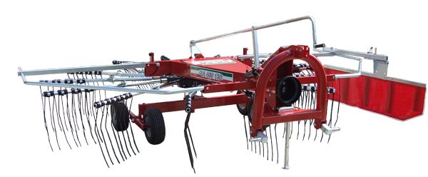 GA 340 3PS - Andaineur agricole DMC Italia - 3,40 m - 9 bras - Cardan inclus_0