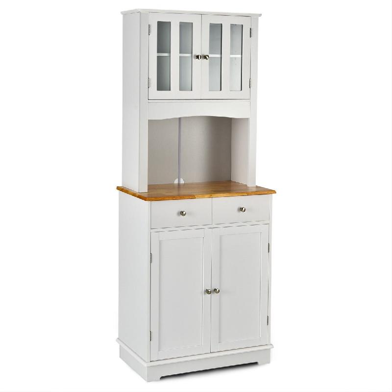 Helloshop26 - Buffet armoire de rangement 68 x 40 x 170 cm avec tiroirs ajustables design moderne en MDF blanc 20_0010788 - blanc Bois manufacturé 30_0