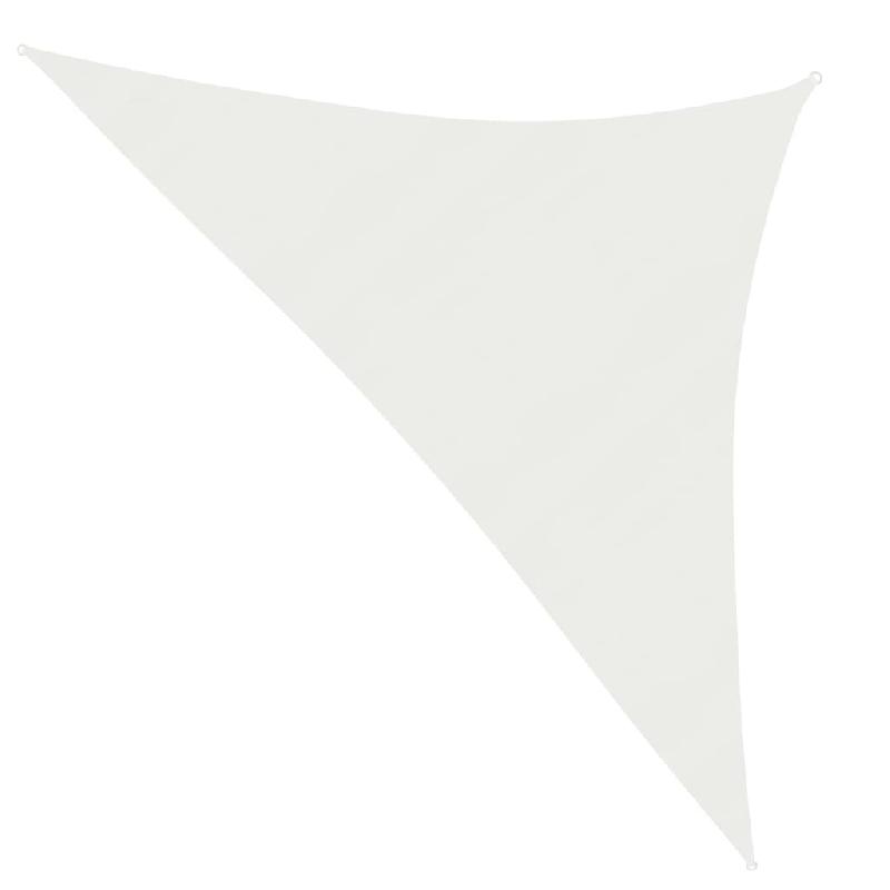 Helloshop26 - Voile toile d'ombrage parasol 160 g/m² 3,5 x 3,5 x 4,9 m PEHD blanc 02_0009009 - blanc 3000482824634_0