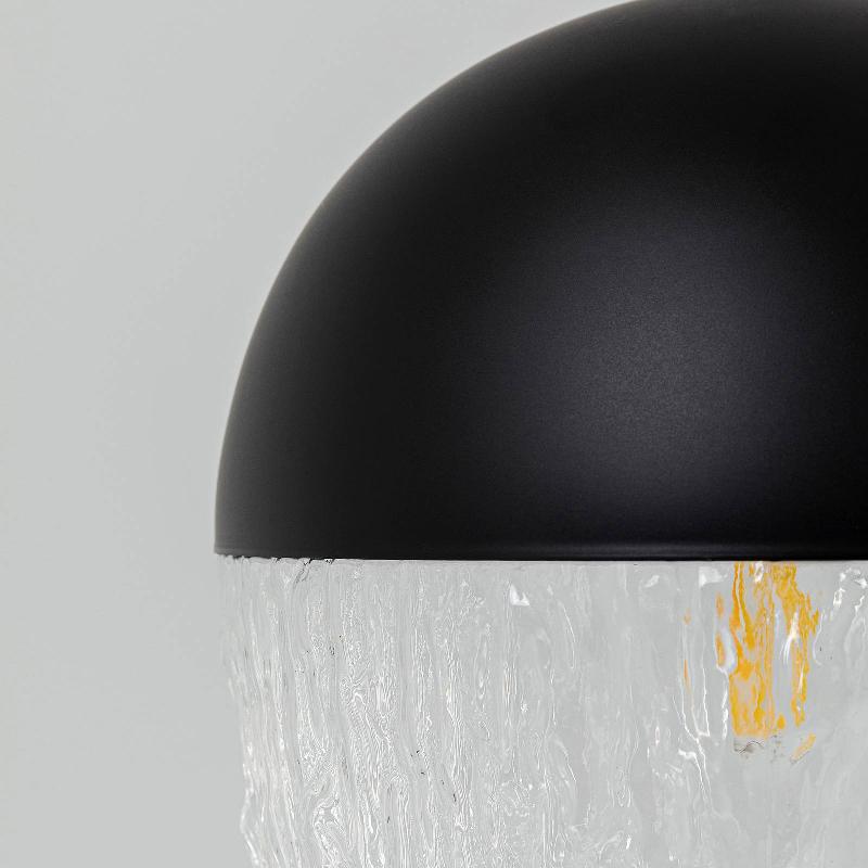 KARE FROZEN SUSPENSION À 1 LAMPE NOIRE Ø 20 CM