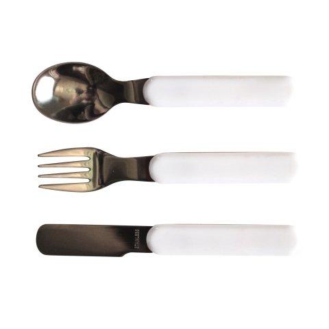 LOT DE 12 - COUTEAU ENFANT MANCHE ABS EN BLANC