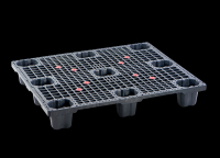 Palette Plastique LXSEHN - Palette D’expédition Emboîtable, Grille Aérée, Résistante à L’Eau - Idéale Entrepôt, Supermarché, Cuisine