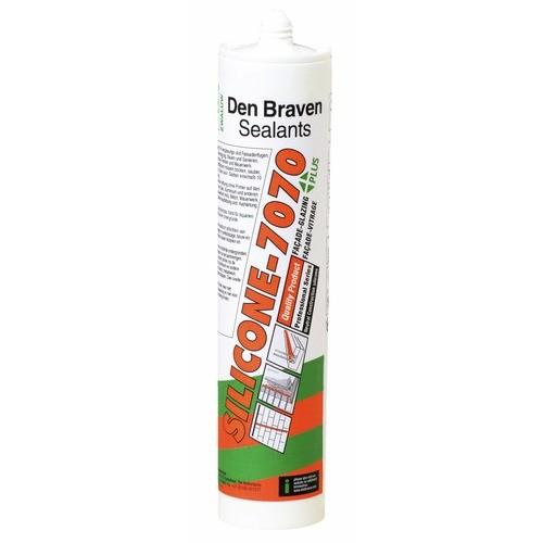 MASTIC SILICONE BÂTIMENT ALCOXY - 300 ML - GRIS RAL 7016 - 7070 PLUS DEN BRAVEN