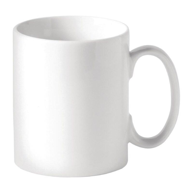 Mugs à bords droits blancs Titan 340 ml (lot de 48) - 80 x 114 x 95 mm - UTOPIA - 0615402177139_0