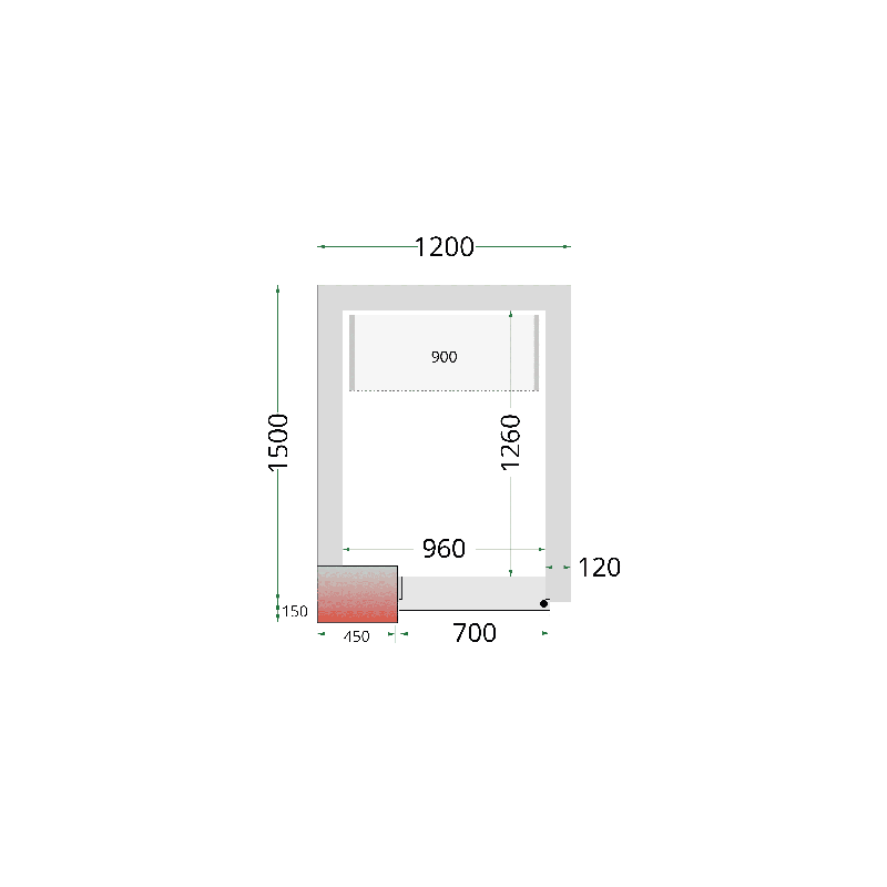 Panneaux de chambre froide 120 mm_0