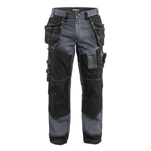 PANTALON DE TRAVAIL X1500 GRIS/NOIR TAILLE 40 - BLAKLADER