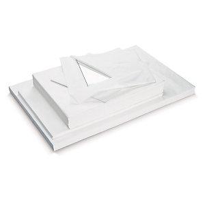 PAPIER DE SOIE BLANC EN RAME 50X75 CM