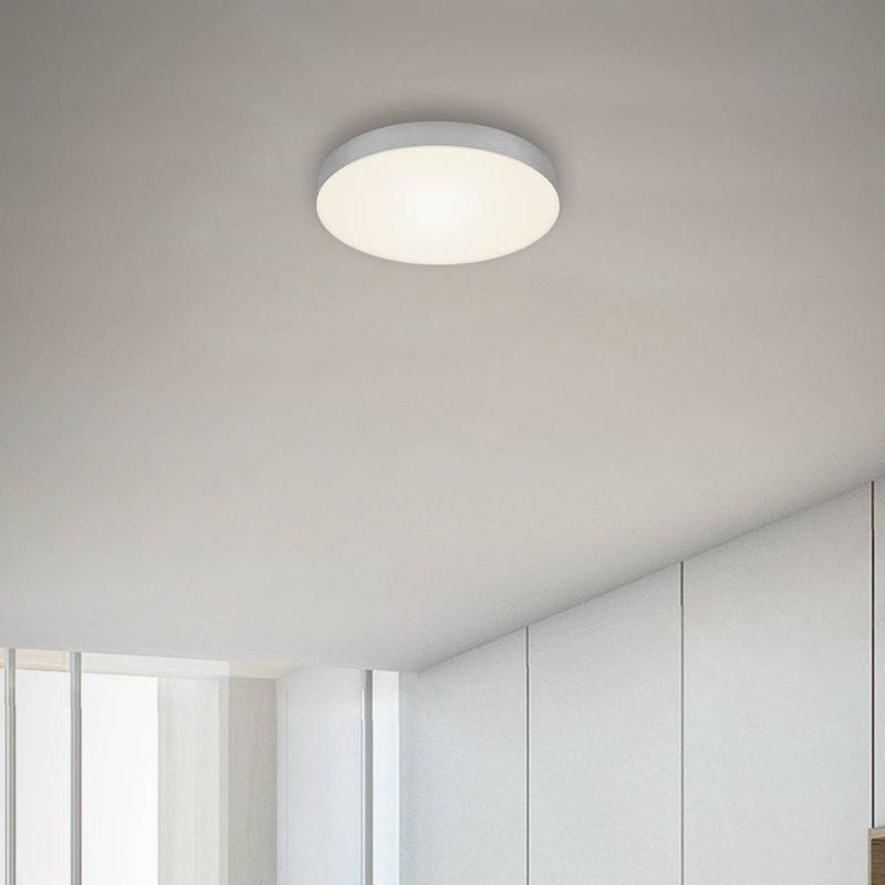 BRILONER PLAFONNIER LED FLAME, Ø 21,2 CM, ARGENTÉ