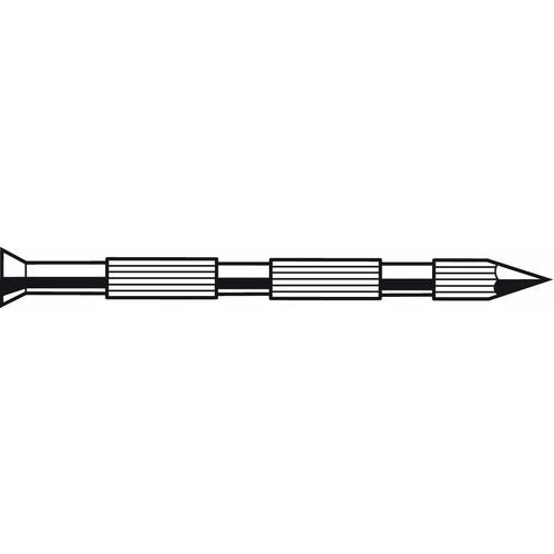 POINTE ACIER TREMPÉ - TÊTE FRAISÉE - CORPS STRIÉ - 30X3,5 MM - 1 KG IPV