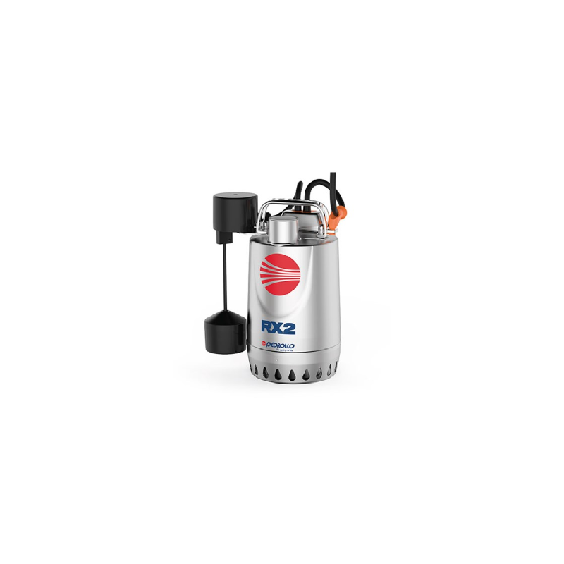 Pompe de relevage triphasée PEDROLLO RX Vortex 440 GM - Eaux usées et claires - 11,4 m3/h - 0,75 kW_0