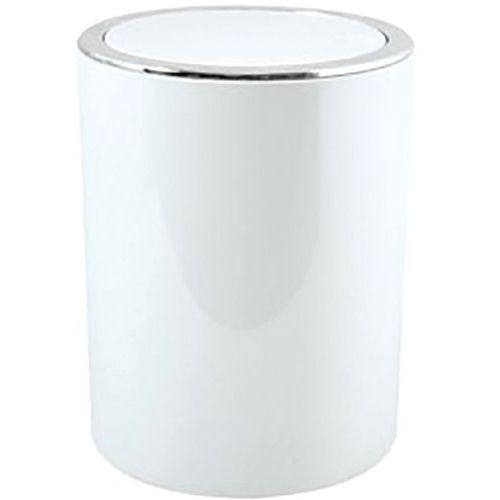POUBELLE POUR SANITAIRE KAMAKA 6L SDB BLANC ABS PUSH IN