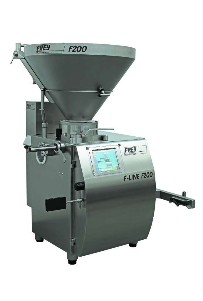 Poussoir sous vide Frey - F-Line 200 A - trémie 250L, pression 40 bar, rendement 4800 kg/h_0