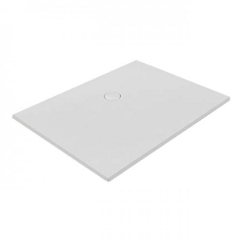 RECEVEUR DE DOUCHE - EXTRA PLAT - 70X100CM - ARDOISE BLANC - JUMP LEDA