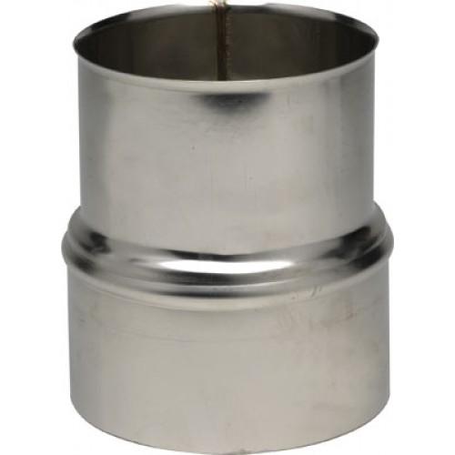 RÉDUCTION INOX POUR TUBAGE FLEXIBLE - FEMELLE 186 MM - MÂLE 153 MM TEN