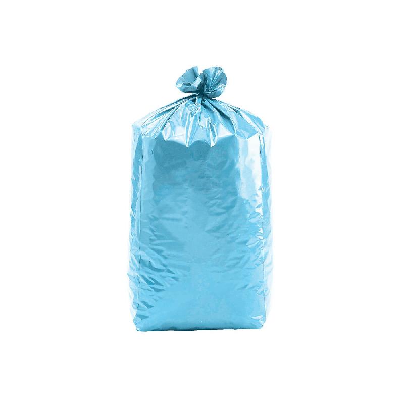 SACS POUBELLE DÉCHETS COURANTS BLEUS TRANSLUCIDES 50 L, LOT DE 250