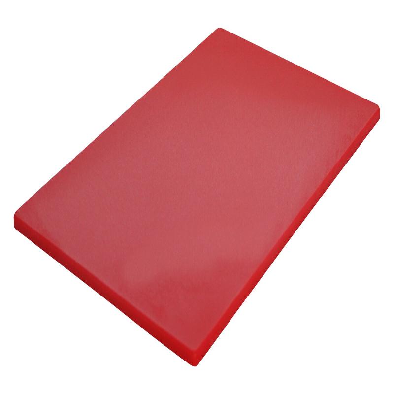 Schneider - Planche à découper - Gastro, 450 x 300 x 10 mm - Couleur : rouge (PPH) - rouge plastique 228303_0