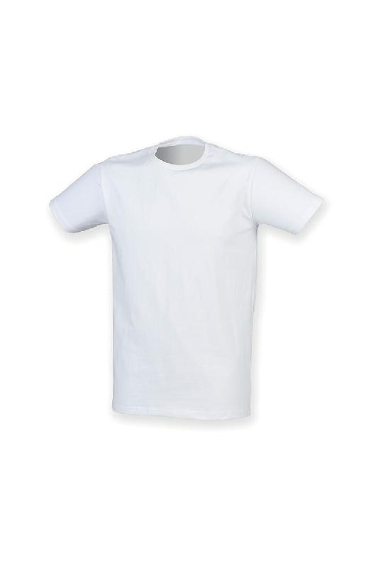 Skinnifit T-shirt homme col rond Feel Good Blanc M 96% Coton | 4% Elasthanne - M blanc 5056160758010_0