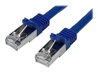 STARTECH.COM CÂBLE RÉSEAU CAT6 BLINDÉ SFTP SANS CROCHET DE 1 M - CORDON ETHERNET RJ45 ANTI-ACCROC - M/M - BLEU