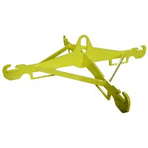Support pour big bag - Palonnier big bag CMU 2000 kg - Compatible chariot élévateur et crochet de grue_0