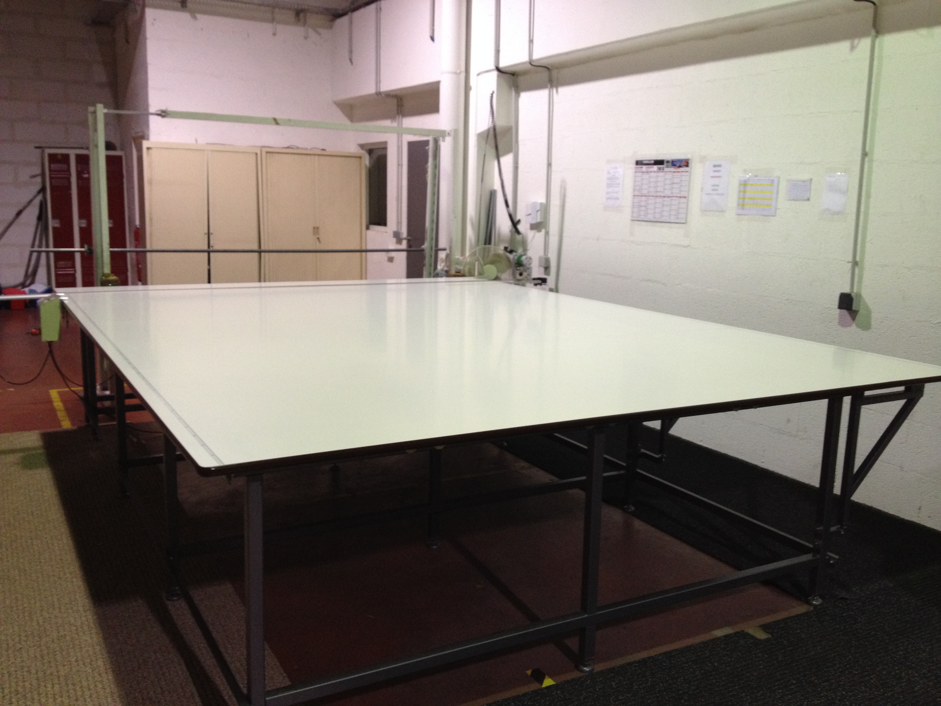 Table de découpe pour tissu, patronage et matelassage à la main - Série lourde - TCSL RD - SODIFA_0