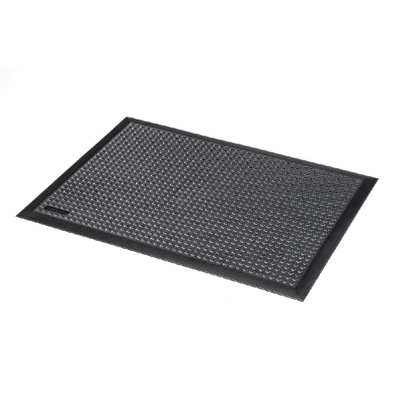 TAPIS SÉCURITÉ SKYSTEP CAOUTCHOUC ERGONOMIQUE NOIR 60 X 90 CM