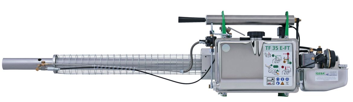 TF 35 E-FT - Thermonébulisateur IGEBA - Dimensions 137,5 x 27 x 34 cm - Réservoir 5,7 L en acier inoxydable_0