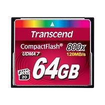 TRANSCEND - CARTE MÉMOIRE FLASH - 64 GO - COMPACTFLASH