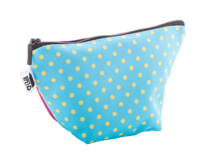 Trousse à maquillage personnalisée - polyester RPET 600D - sublimation sur toute la surface_0