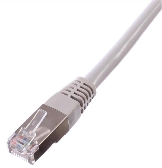 GRIFF'LAN CÂBLE RJ45 BLINDÉ FTP CAT 6 10 M GRIS_0