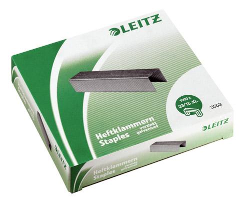 AGRAFE FORTE LEITZ 5553 23/15 XL GALVANISÉE - BOÎTE DE 1000