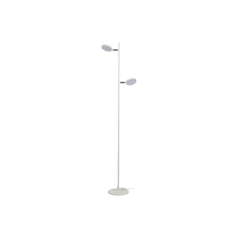 ALUMINOR DECLIC LAMPADAIRE LED, À 2 LAMPES, BLANC