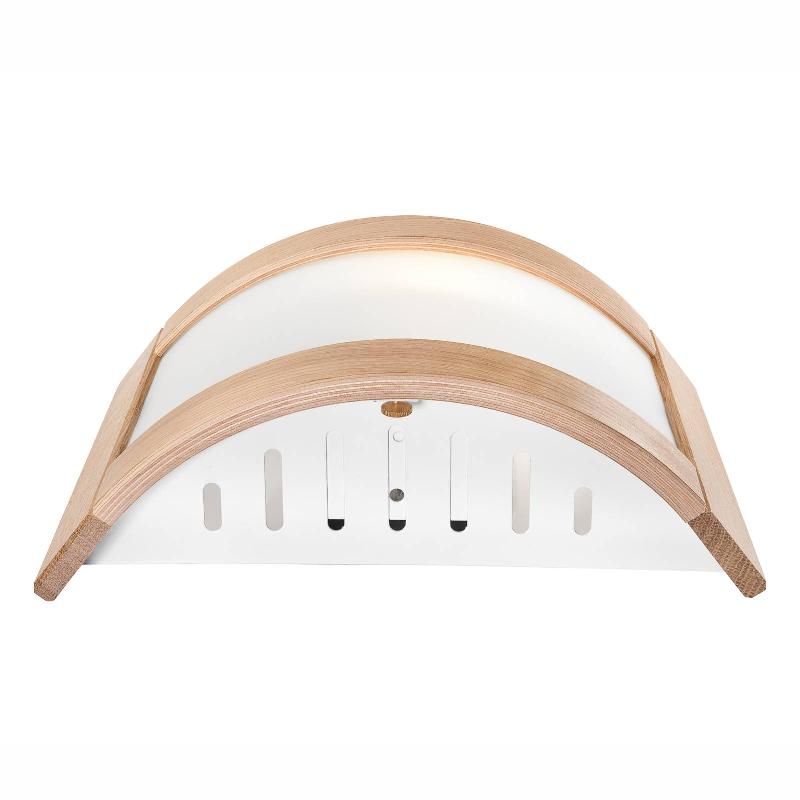 ENVOSTAR APPLIQUE MURALE ZANNA EN BOIS, HAUTEUR 22 CM, CHÊNE CLAIR