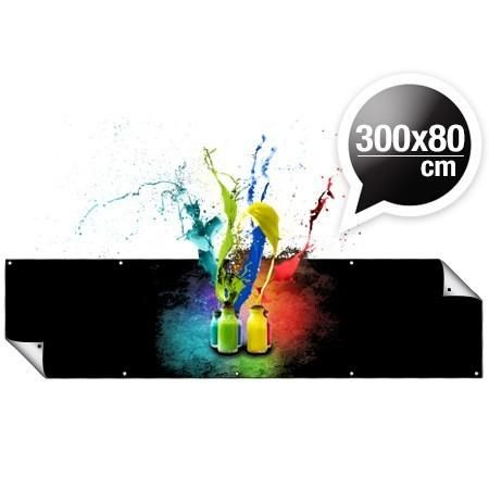 BANDEROLE ECO. 300X80CM