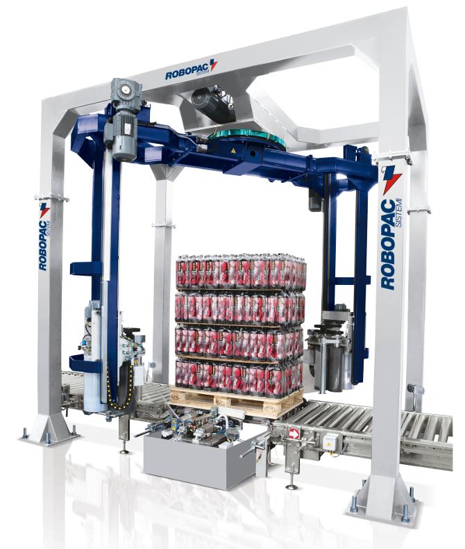 Banderoleuse automatique Helix 4/2 - double bras tournants pour grandes productivités_0