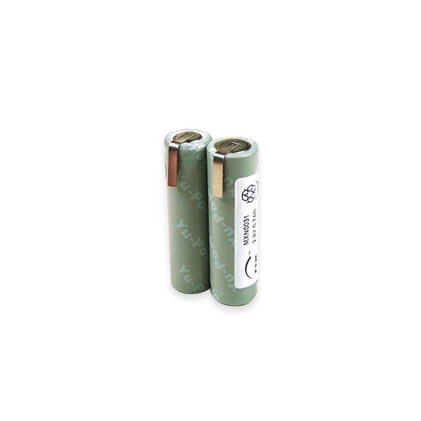 Batterie NiCd AA pour rasoir électrique - 2.4V 700mAh - Marque NX_0