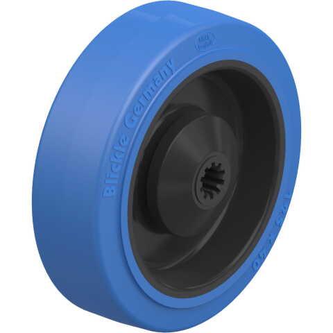 BLICKLE - ROUE Ø 125MM BANDAGE CAOUTCHOUC NR 250KG - POEV 125/10KA-SB