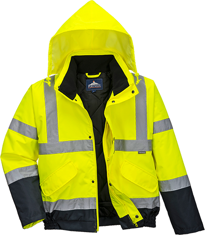 Blouson hv bicolore jaune marine s266, 3xl_0